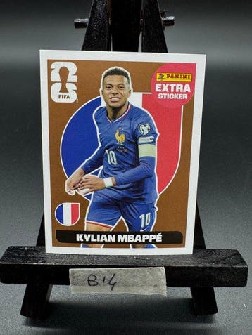 2026 Panini FIFA World Cup 2026 Kylian Mbappé Extra sticker, Nieuw