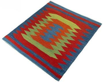 Handgeweven designer Kelim - Verzamelaarsstuk - Kelim - 90, Nieuw