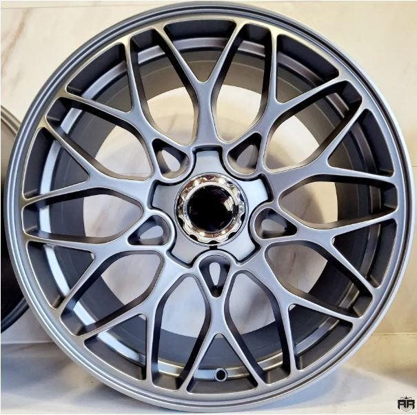 18 inch 5x112 Velgen YKW Y8705 Flow Formed Matte Gray 8.5J, Auto-onderdelen, Banden en Velgen, Velg(en), Nieuw, 18 inch, Ophalen of Verzenden