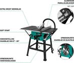 2dekans | VONROC Zaagtafel 2000W – Ø250mm - Groot werkblad -, Ophalen of Verzenden, Zo goed als nieuw, VONROC