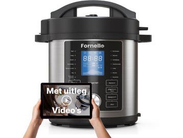 Fornello Rijstkoker XL - Multicooker - 17 programmas -, Verzenden, Zo goed als nieuw