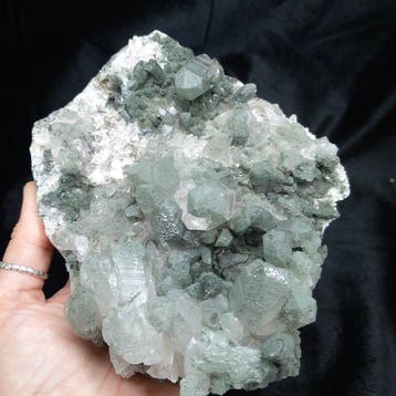 klorietkwarts Kristallen op matrix - Hoogte: 12.5 cm -, Verzamelen