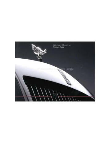 2018 ROLLS ROYCE PROGRAMMA BROCHURE ENGELS, Nieuw, Author