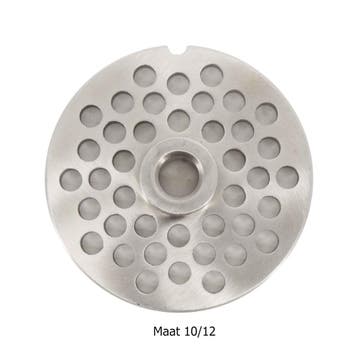 HCB Plaat gehaktmolen - maat 10/12 - 6 mm - RVS, Verzenden, Nieuw in verpakking, Bakkerij en Slagerij