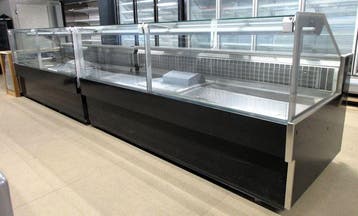 Mina koeltoonbank met plaatkoeling - B250 x D115 x H125 cm -, Gebruikt