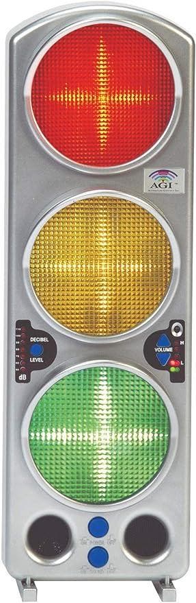 Stoplicht met geluidsmeter zilver, Verzenden, Nieuw