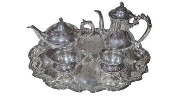 Antique Spanish Silver-Plated Tea and Coffee Service, Dated
