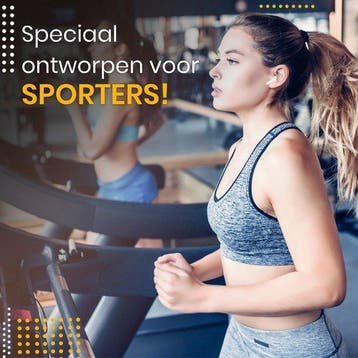 2dekans | Draadloze Bluetooth Oordopjes – Sport Earbuds –, Ophalen of Verzenden, Zo goed als nieuw
