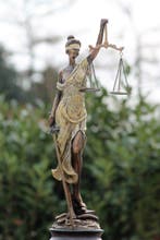 Beeld, lady justice - 53 cm - resin composiet