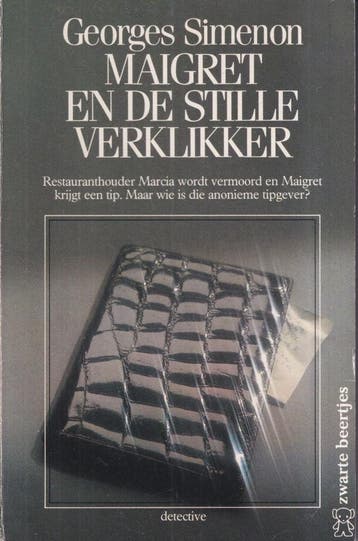 Maigret en de stille verklikker / Maigret - Georges Simenon, Verzenden, Zo goed als nieuw, Georges Simenon