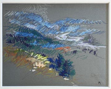 René Mels (1909-1977) - Composition abstraite gestuelle au