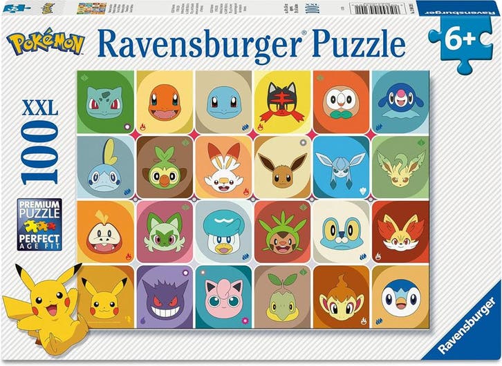 Pokemon Puzzel (100 XXL stukjes) | Ravensburger - Puzzels, Kinderen en Baby's, Speelgoed | Kinderpuzzels, Nieuw, Verzenden