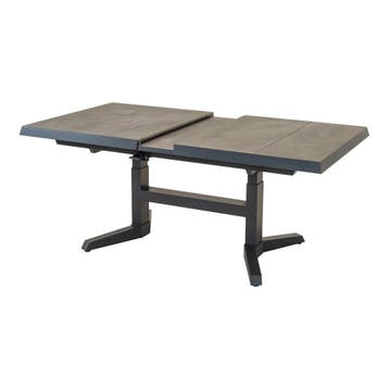 Murcia negro uittrektafel verstelbaar 143/183x88x54/74 cm, Ophalen of Verzenden, Nieuw