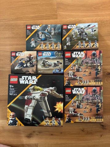 Lego Set - Star Wars - 75359 75345 75400 75436 75372x2 75432, Nieuw