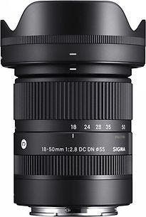 Sigma C 18-50 mm F2.8 DC DN 55 mm filter (geschikt voor Sony, Verzenden, Zo goed als nieuw