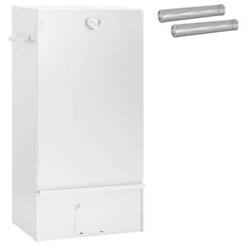 vidaXL Rookoven 3 st 44,5 x 29 x 83 cm Verzinkt staal zilver, Tuin en Terras, Verzenden, Nieuw