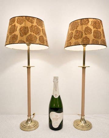 Kullman Lampen - Tafellamp (2) - Elegance - Messing, Staal,