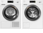 Miele Wasmachine + Droger, Nieuw, 1600 toeren of meer, Voorlader