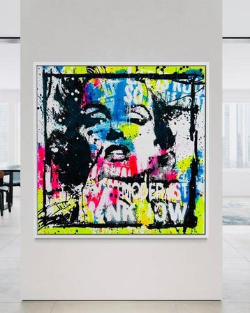 Mikko - Marilyn Monroe Splash On Frame - XL (NO RESERVE!), Antiek en Kunst