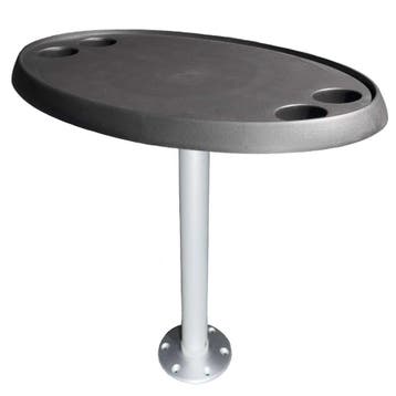 Ovale Boottafel Set 46x76cm Zwart Inclusief Quick Release Ta, Ophalen of Verzenden, Nieuw
