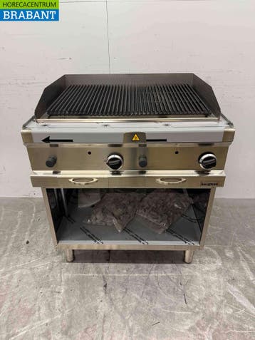 MBM RVS Lavagrill 80 cm GAS Horeca, Ophalen of Verzenden, Nieuw zonder verpakking