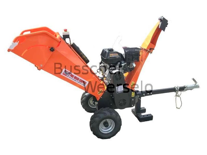 Houtschredder Benzine - Groot - Takken - Versnipperaar 15PK, Zakelijke goederen, Machines en Bouw | Tuin, Park en Bosbouw, Snoeigereedschap