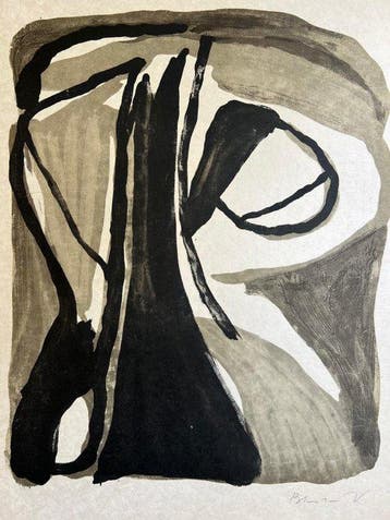 Bram van Velde - Pour Samuel Beckett