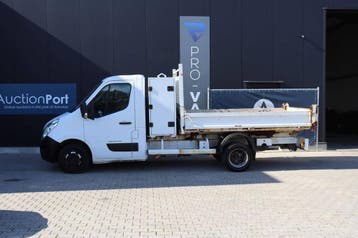 Veiling: Platte laadbak (vrachtwagen) Renault Master Diesel, Renault, Wit, BTW verrekenbaar, Handgeschakeld