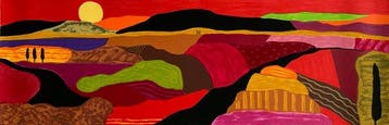 Ronald Boonacker (1955) - Toscaans Landschap I, Italy