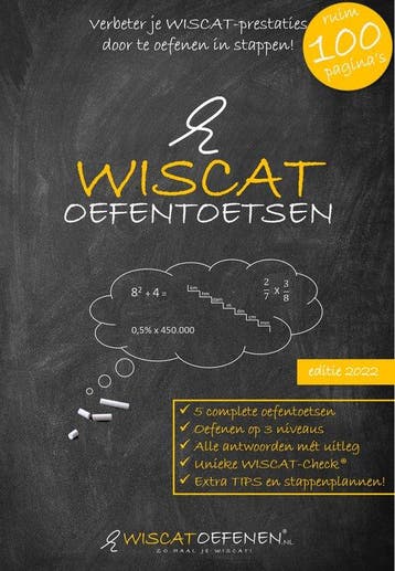 WISCAT Oefentoetsen boek   voor PABO rekenen   9789464372038, Boeken, Zo goed als nieuw