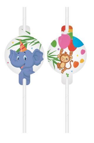 Jungle Dieren Rietjes (4st), Ophalen of Verzenden, Nieuw