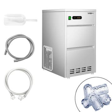 GGM Gastro | IJsblokjesmachine - holle cilinder - 24 kg/24 h, Verzenden