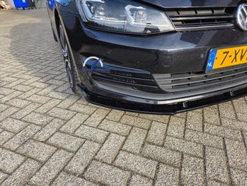 Splitter Spoiler Op Voorbumper Hoogglans Zwart Geschikt V..., Ophalen of Verzenden