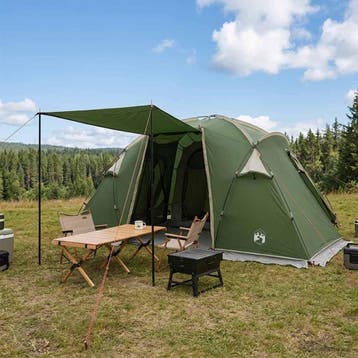 vidaXL Tunneltent Groen 520 x 260 x 175 cm, Verzenden, Nieuw, Tot en met 2