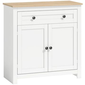 Sideboard Keukenkast Met Lade, Dubbele Deur, Verstelbare Leg, Verzenden, Nieuw