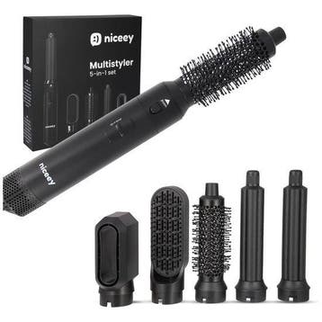 Niceey 5-in-1 Föhnborstel - Multistyler - Airstyler, Sieraden, Tassen en Uiterlijk, Verzenden, Nieuw