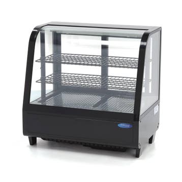 Gebaksvitrine - 100 L - 68 cm - Schuifdeur Achter, Verzenden, Nieuw in verpakking, Koelen en Vriezen