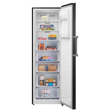 Inventum VR1850B Vriezer 272 l 185 cm – Zwart RVS, No Frost, Verzenden, Nieuw