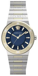 Versace VEVH01120 Greca Logo dameshorloge 38 mm, Sieraden, Tassen en Uiterlijk, Horloges | Dames, Overige merken, Staal, Verzenden