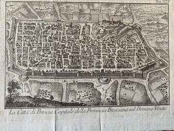 Salmon Thomas (1679-1767) - La Città di Brescia Capitale, Nieuw
