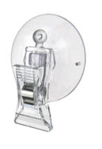 40mm Zuignap met Klem - Transparant - type: GZ-401