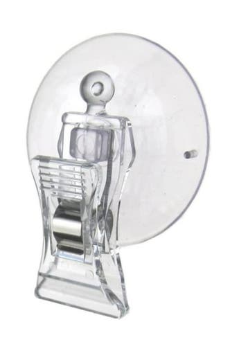 40mm Zuignap met Klem - Transparant - type: GZ-401