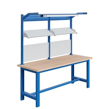 Aanbieding: Werkbank Sofame multiplex 40mm 2000x750x840mm, Doe-het-zelf en Verbouw, Nieuw