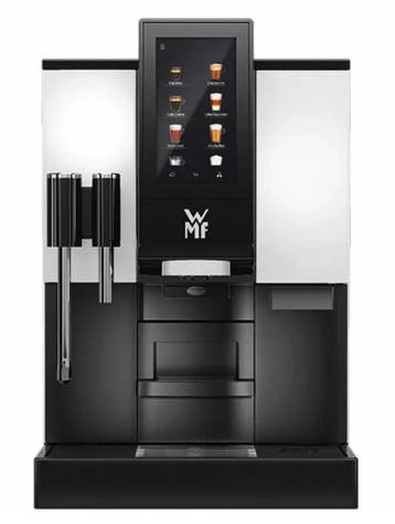 WMF 1100S espresso dubbele molen, verse melk of topping, Verzenden, Espresso apparaat, 10 kopjes of meer, Koffiebonen