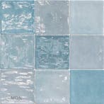 Handvorm tegels met schakering 10x10 Zellige azul, Verzenden, Nieuw