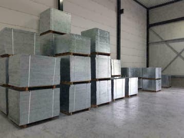 Looproosters verzinkt | mazen 33*33 mm - thermisch verzinkt, Ophalen of Verzenden, Nieuw, IJzer