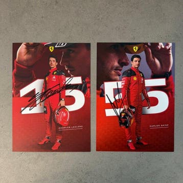 Ferrari - 2023 Season fancard - Charles Leclerc - Carlos, Nieuw