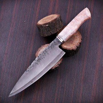 Custom Hand-Forged Premium Chefs Knife - Tafelmes - Staal,