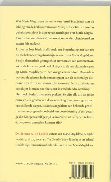 GELIEFDE DISCIPEL VROEGCHRISTELIJKE TEKS 9789021140742, Boeken, Verzenden, Gelezen, E. de Boer