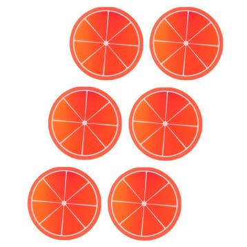 Fako Bijoux - Fruitige Siliconen Onderzetters -  Fruit, Verzenden, Nieuw